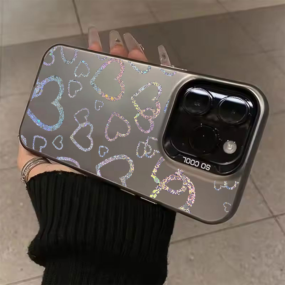 Mini Pc Case - غطاء حماية مطبوع بتصميم قلب ملون