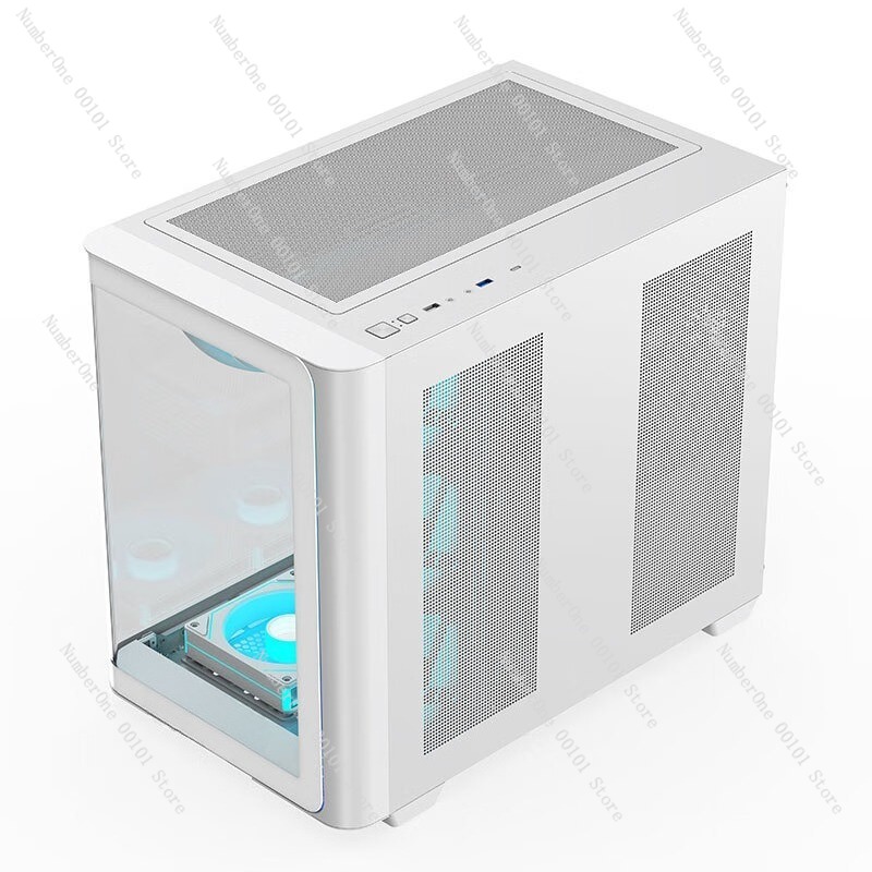 Pc Chassis - هيكل كمبيوتر مكتبي منحني بانورامي مع