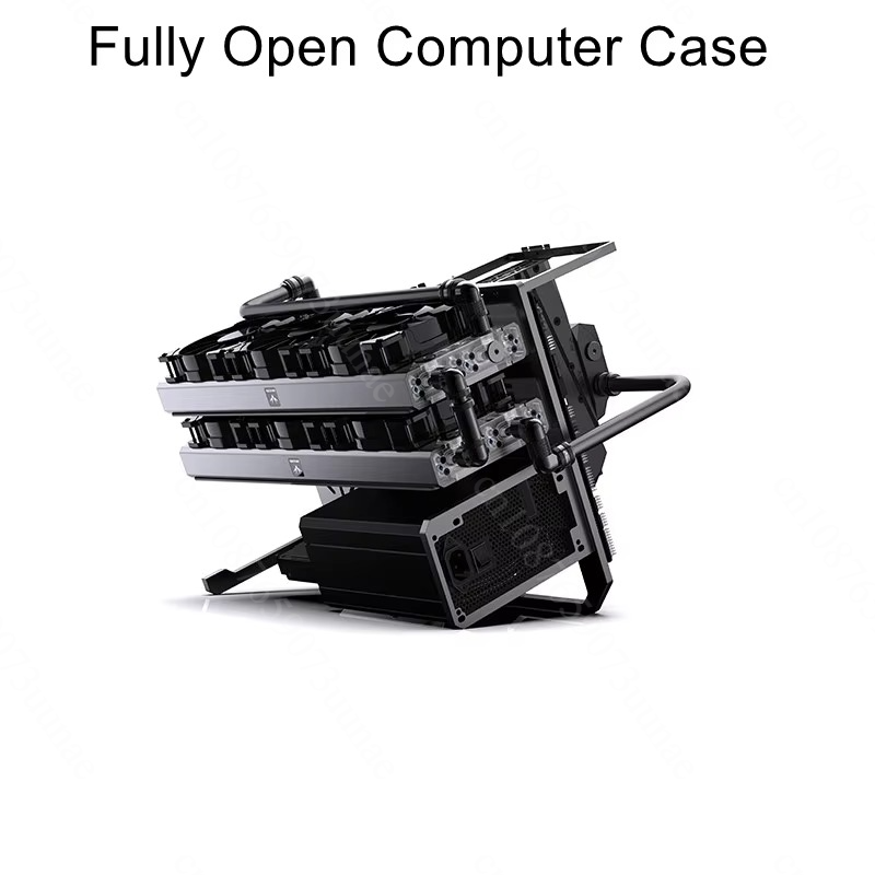 هيكل تبريد مائي مفتوح الإطار B - مراجعة Aluminum Open Frame Test Bench Water Cooling وسعره