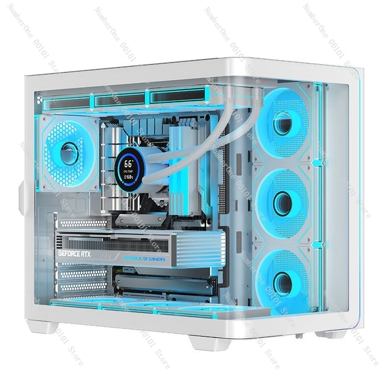 هيكل كمبيوتر مكتبي منحني بانور - مراجعة Pc Chassis وسعره