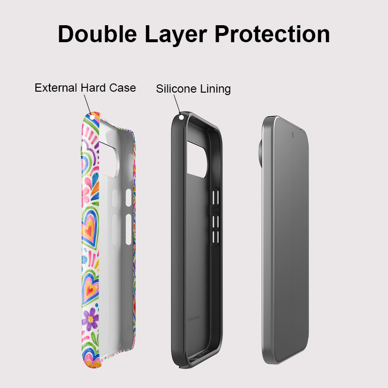 غطاء هاتف Fcicicase بتصميم قلب - مراجعة Matte Pc Case وسعره