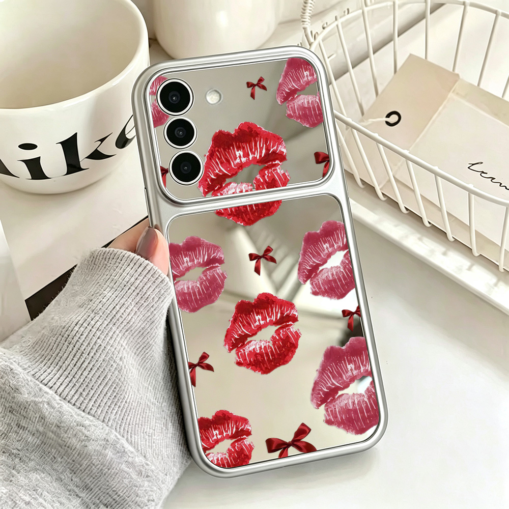 غطاء هاتف بتصميم شفاه حمراء وق - مراجعة Computer Case وسعره